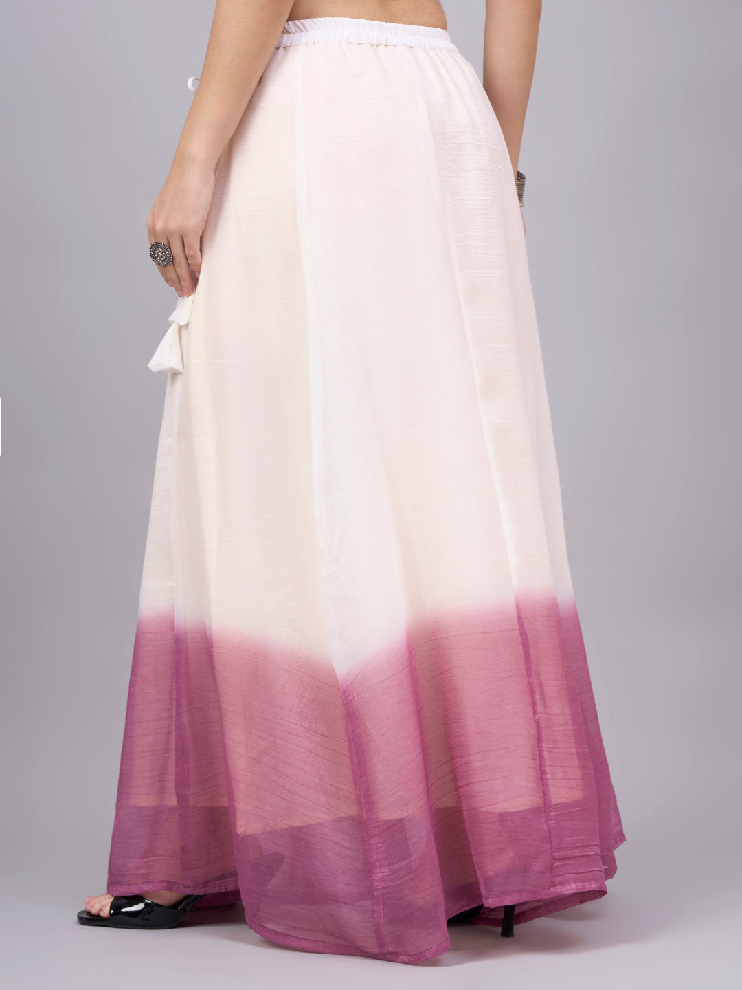 Mulberry Ombre Flowy Skirt