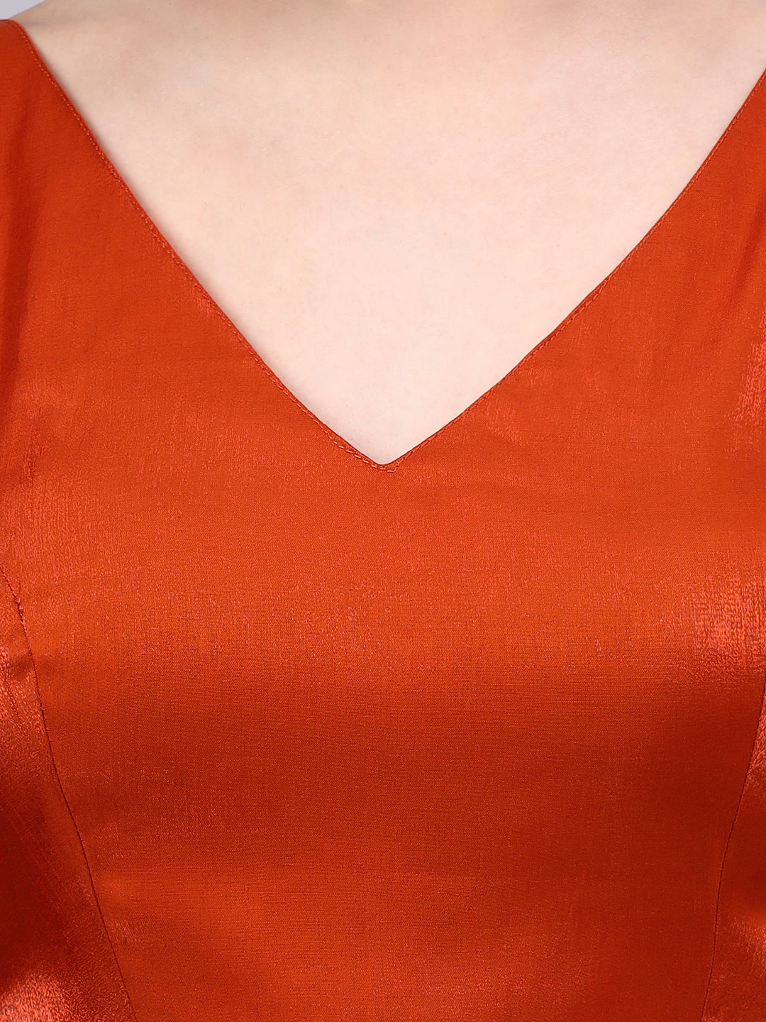 Fanta Padded Satin Cotton Glass Silk Blouse for Women