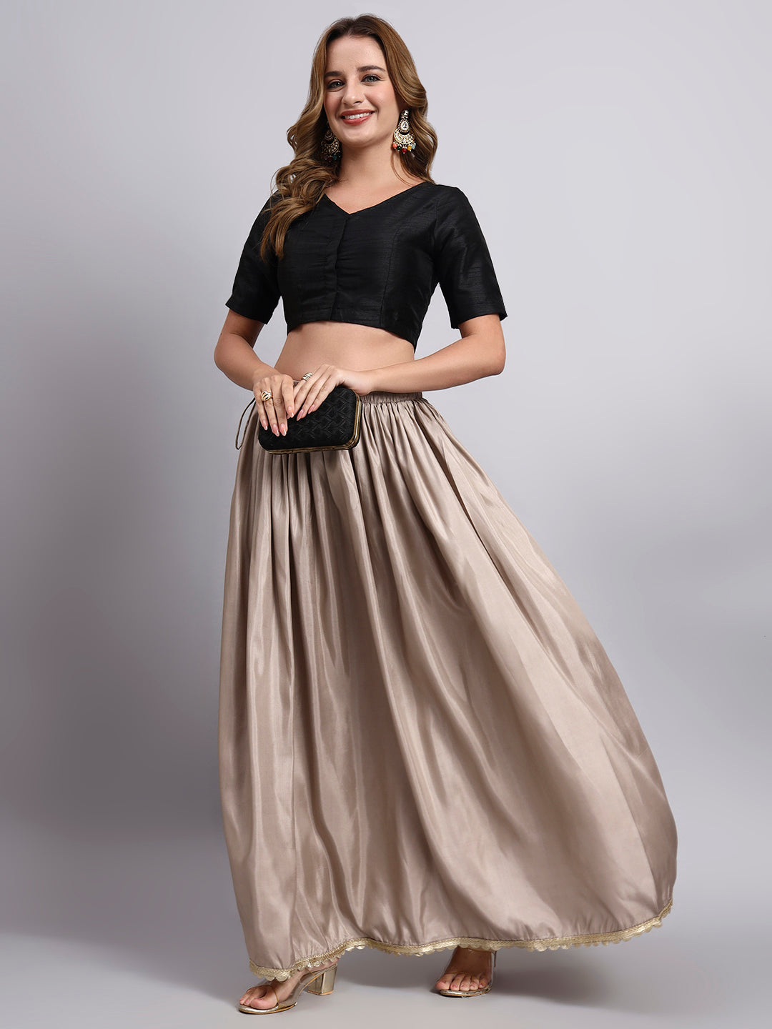 Biscuit Flared Skirt