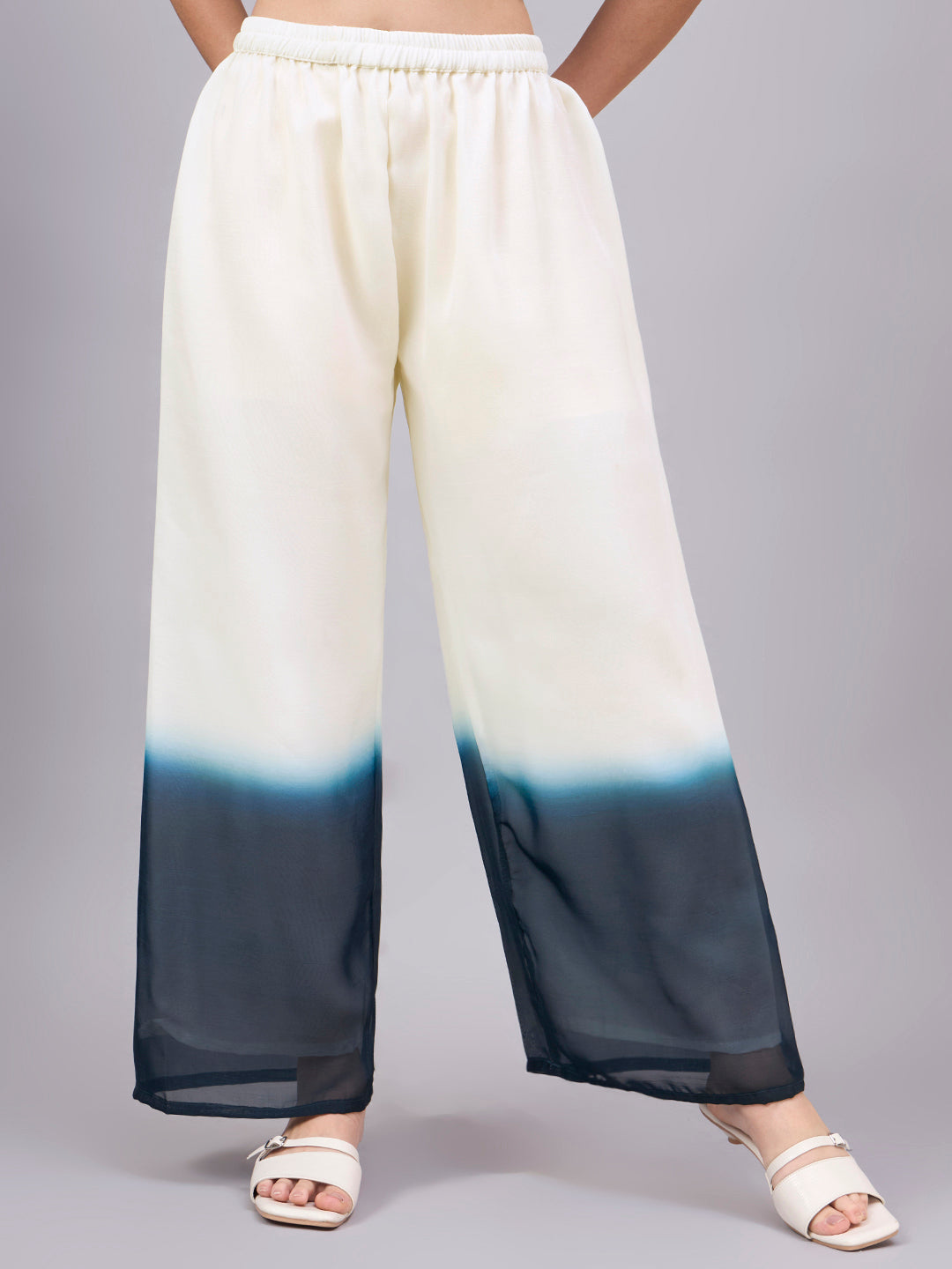 Women’s Blue Ombre Palazzo Pants