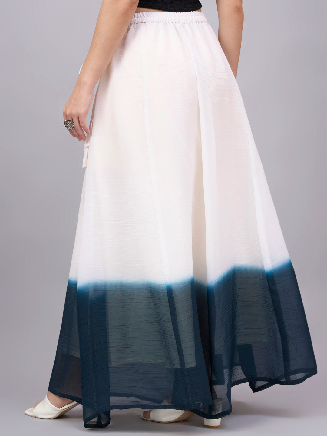 Blue Ombre Flowy Skirt