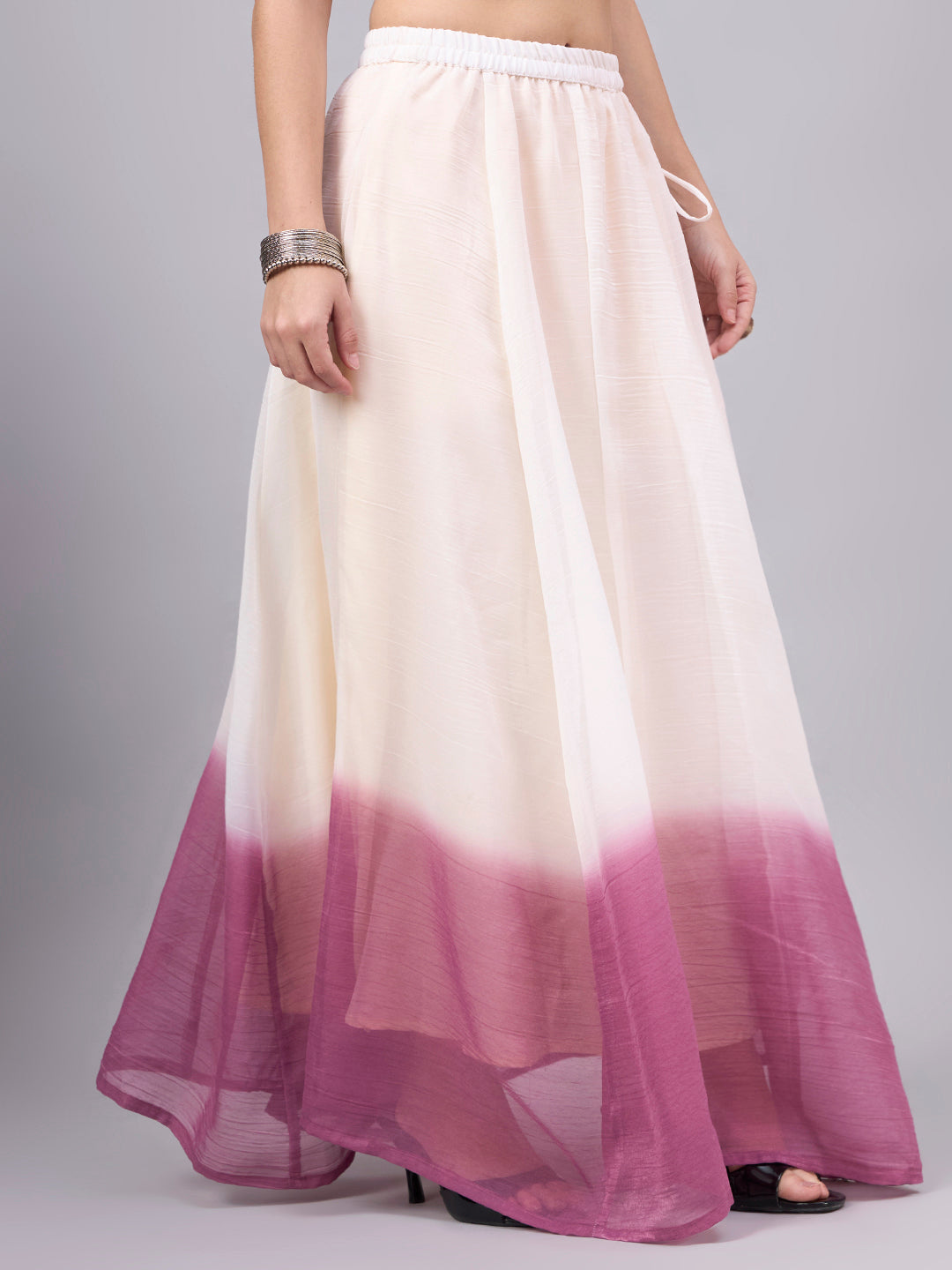 Mulberry Ombre Flowy Skirt