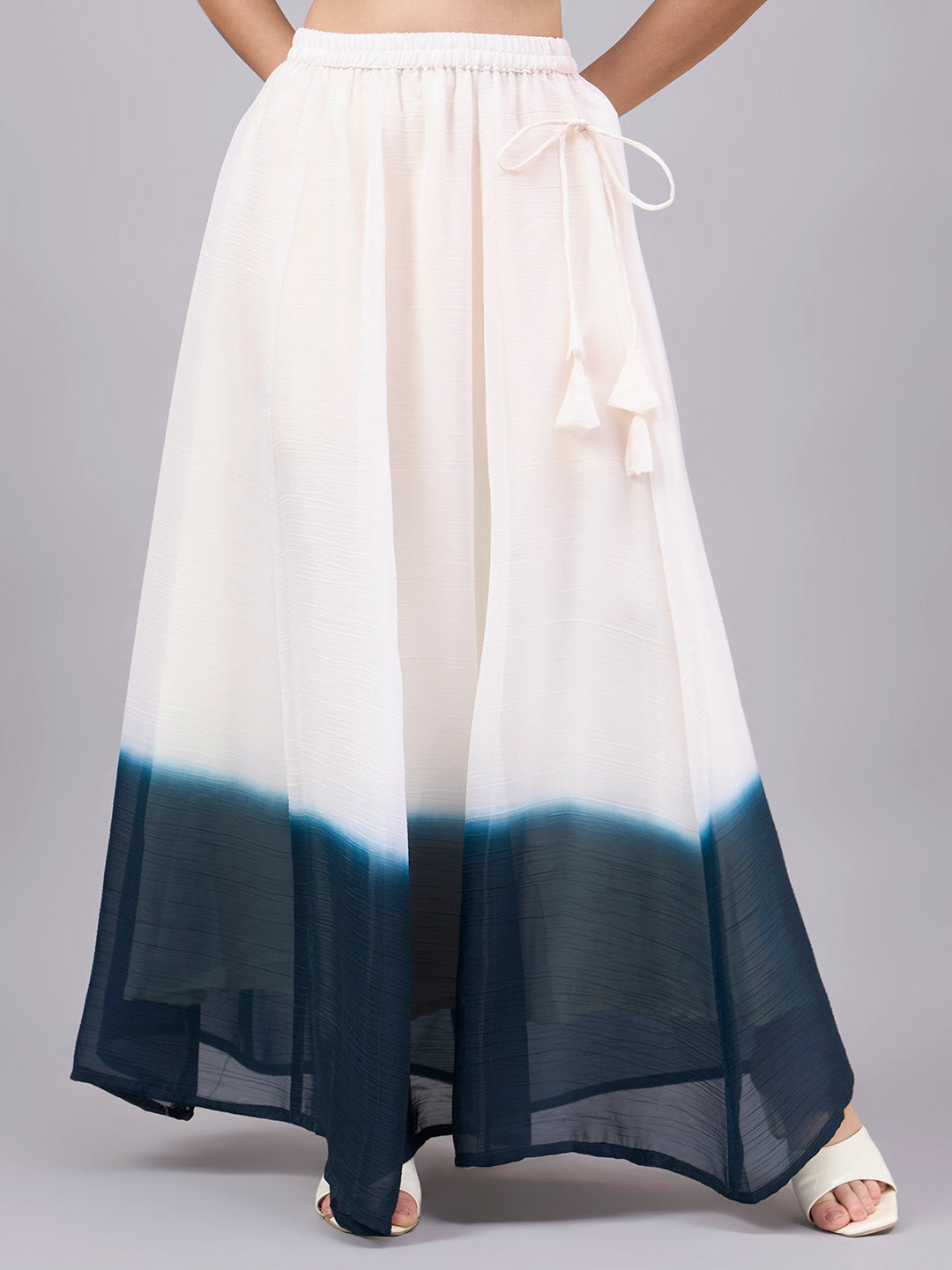 Blue Ombre Flowy Skirt