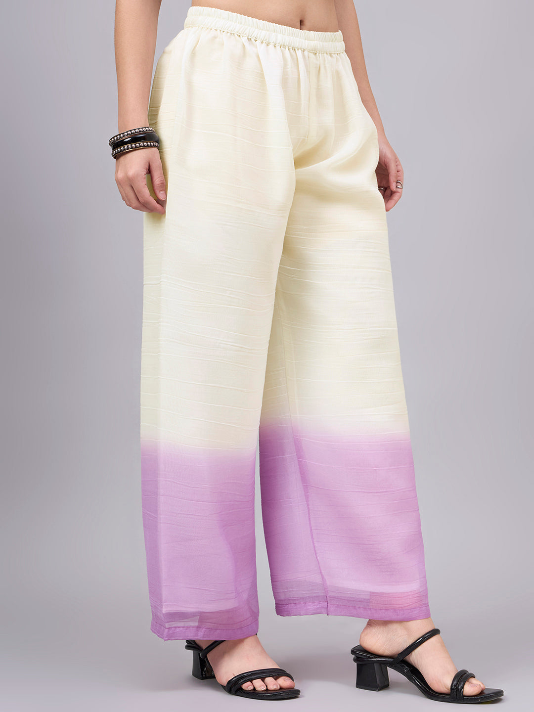 Women’s Lavender Ombre Palazzo Pants