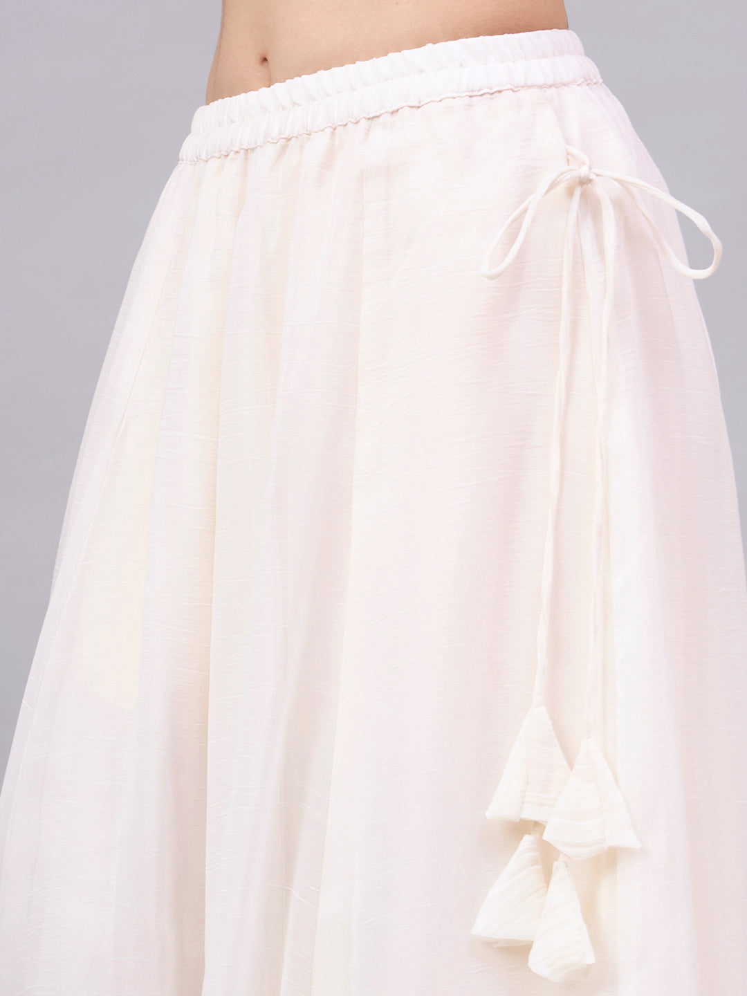 Women's Ivory & Sage Ombre Flowy Skirt