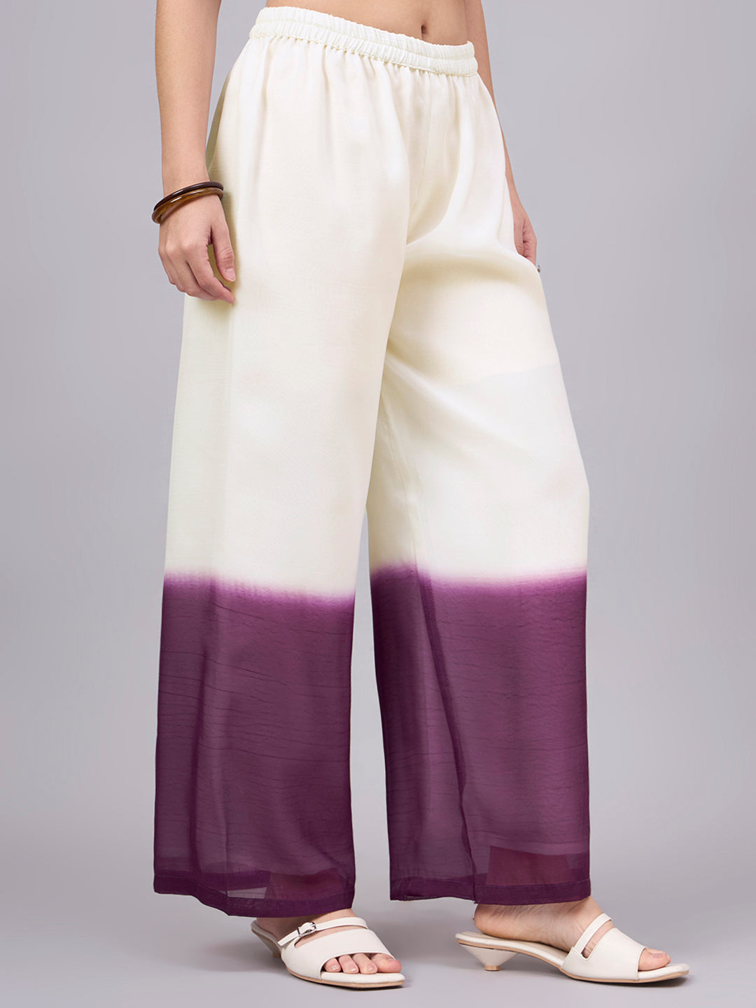 Women’s Wine Ombre Palazzo Pants