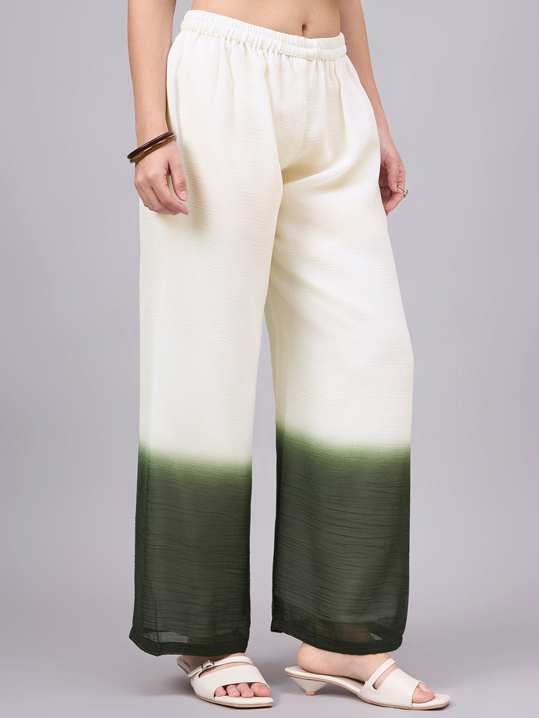 Women’s Green Ombre Palazzo Pants