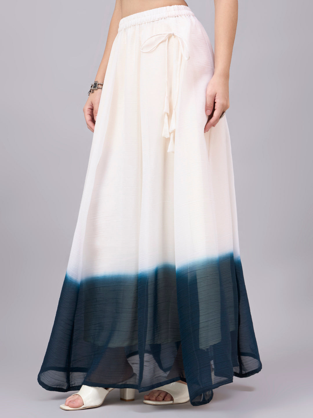 Blue Ombre Flowy Skirt