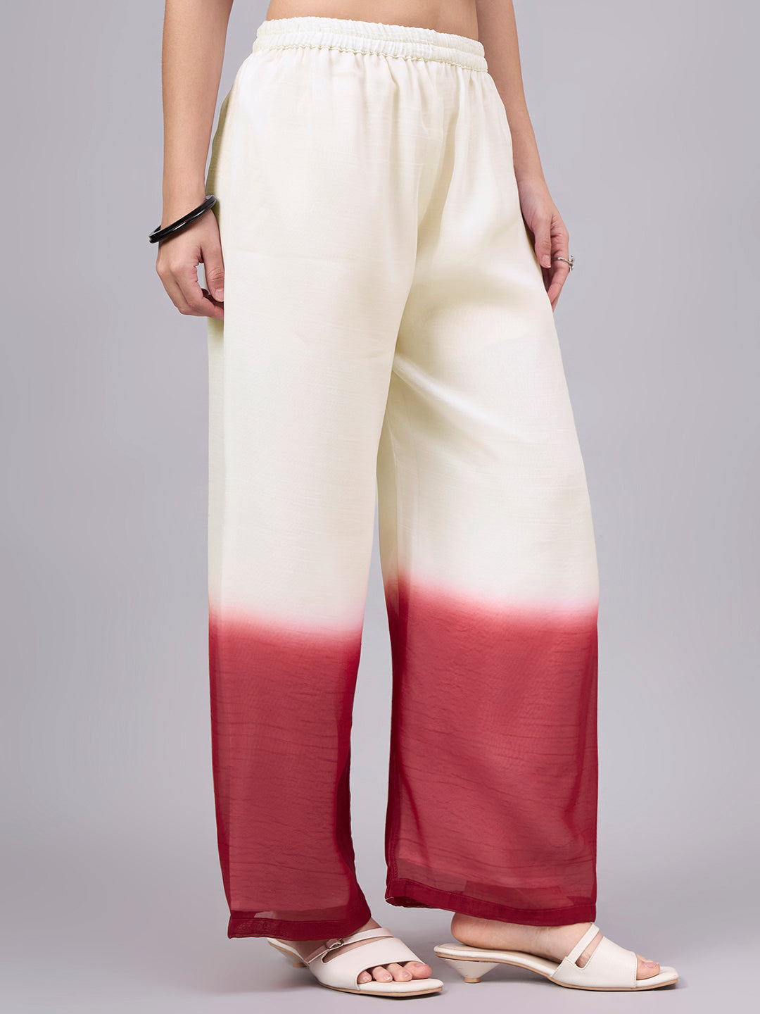 Women’s Red Ombre Palazzo Pants