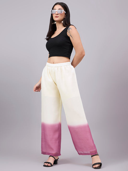 Women’s Mulberry Ombre Palazzo Pants