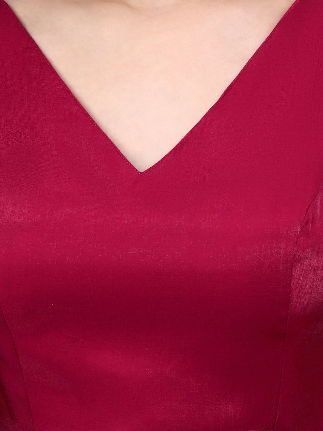 Rani Padded Satin Cotton Glass Silk Blouse for Women