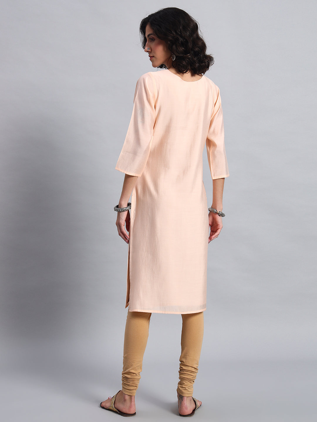 Peach Pink Kurta