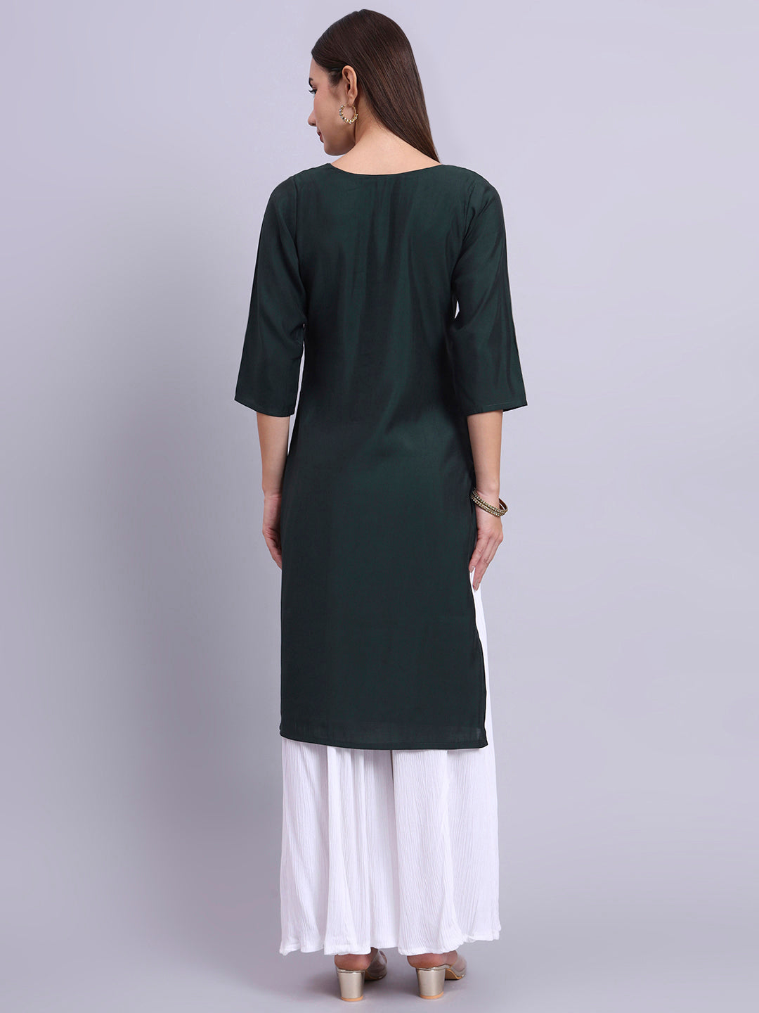 Bottle Green Kurta