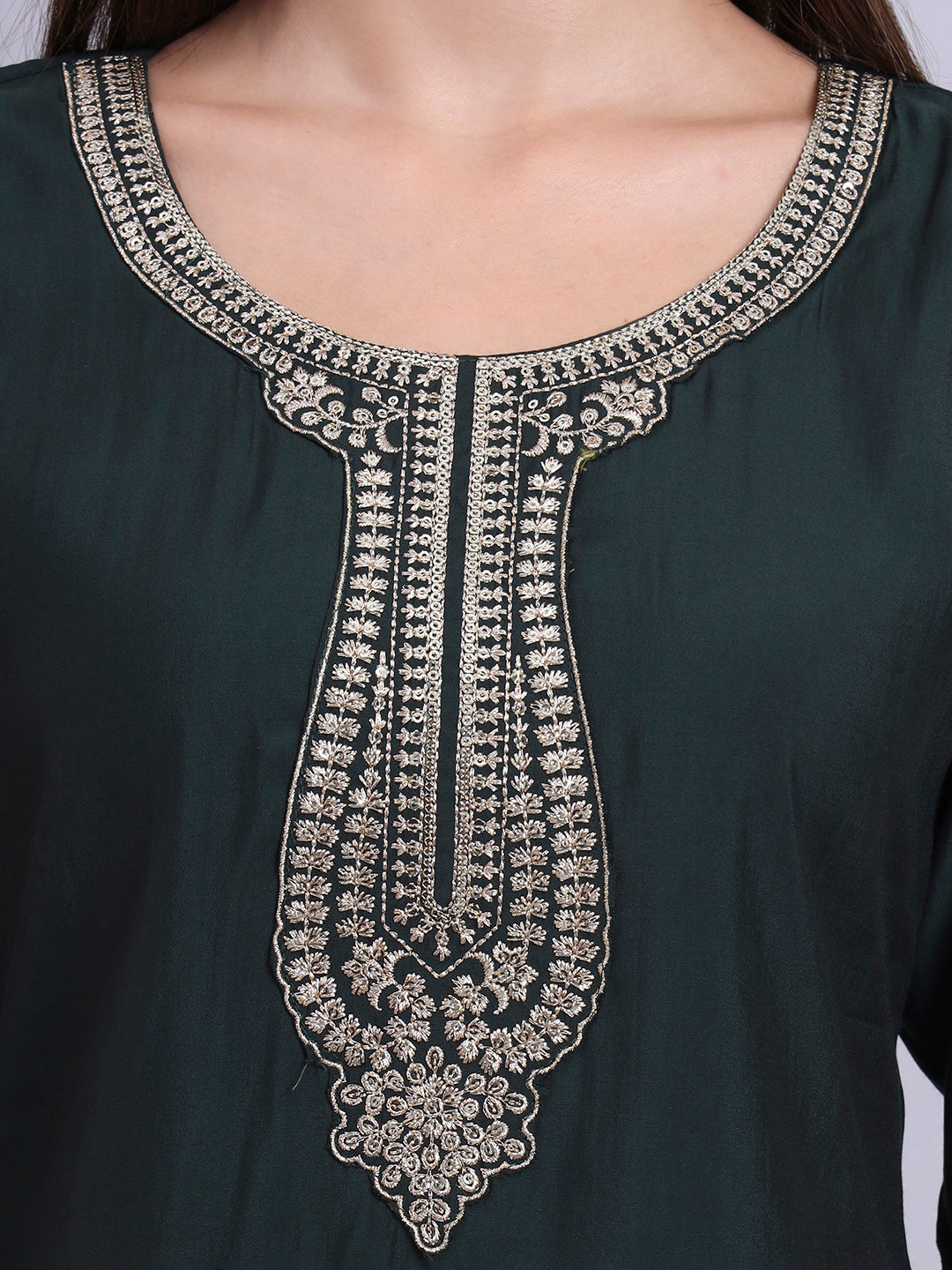 Bottle Green Kurta