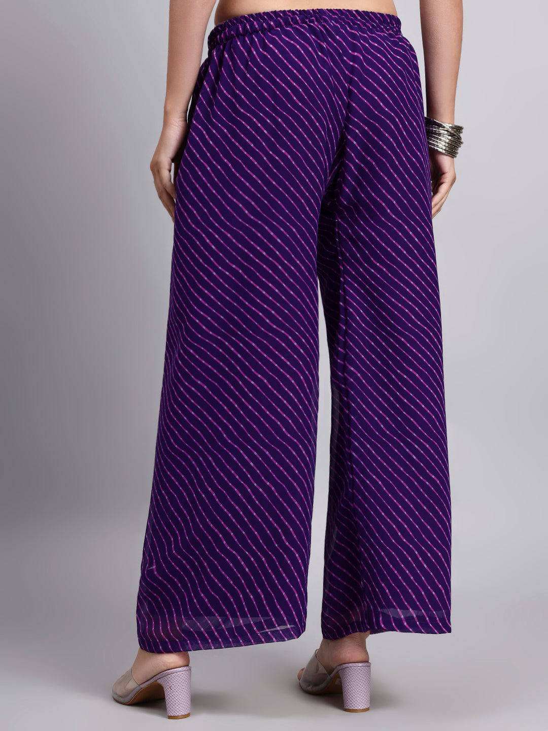 Women’s Black Flared Palazzo Pants
