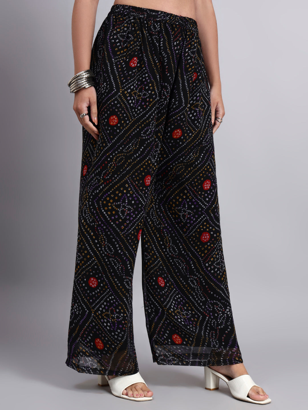 Women’s Bandhani Printed Palazzo Pants