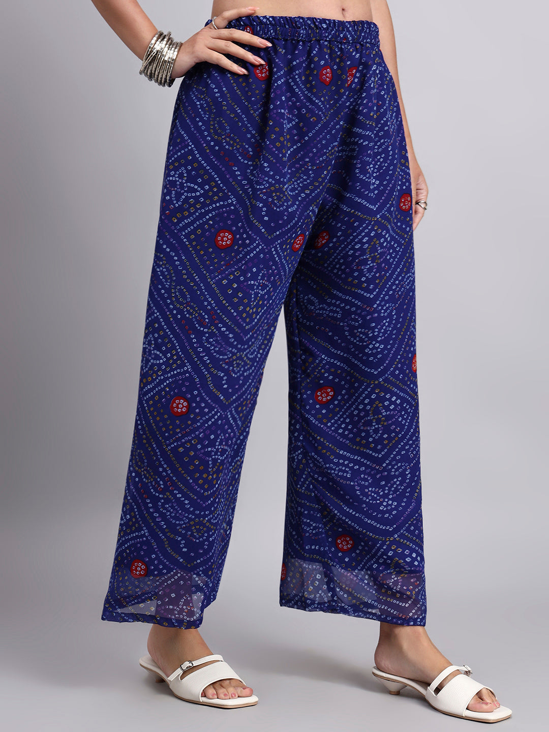 Women’s Bandhani Printed Palazzo Pants