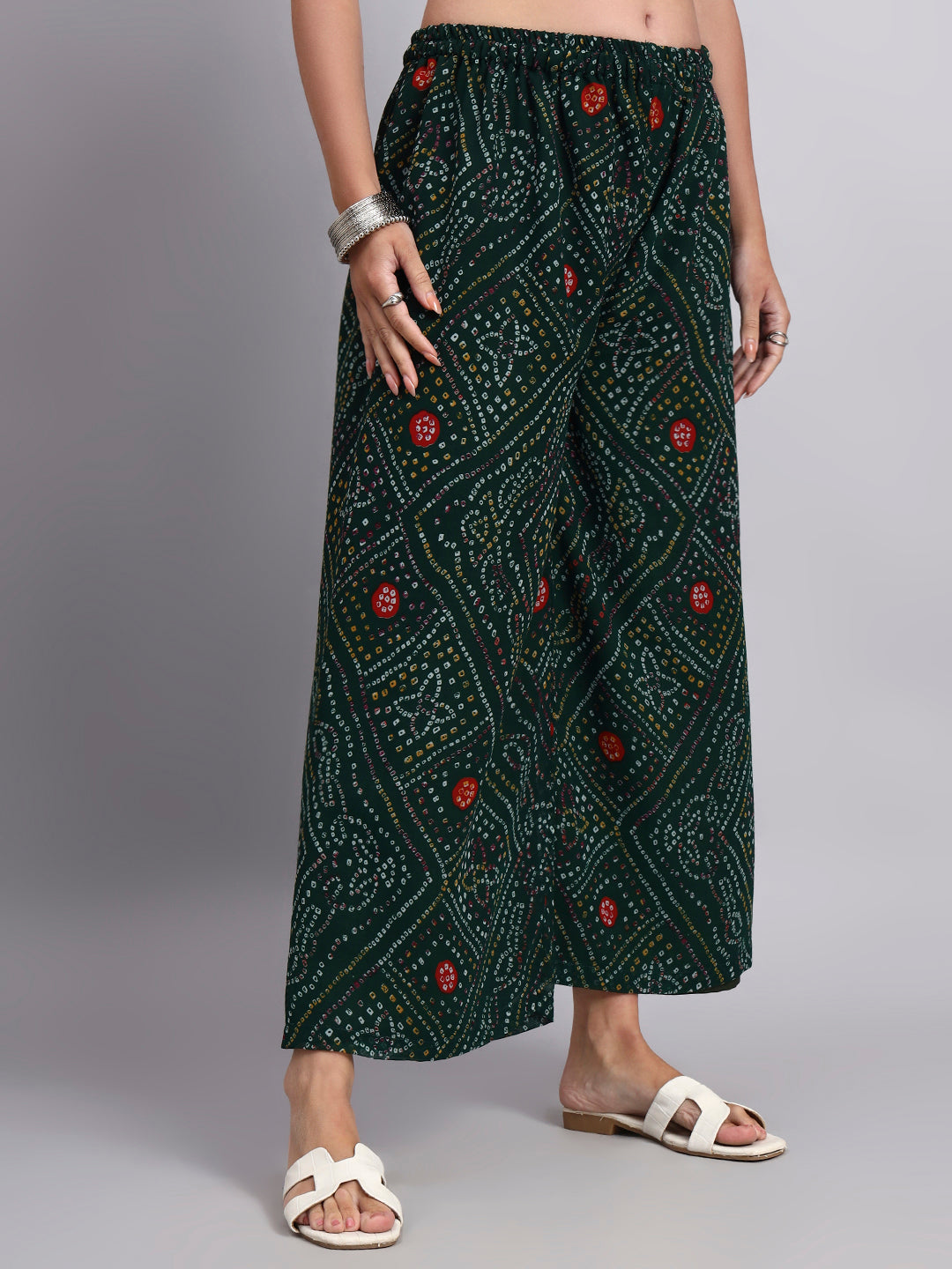 Women’s Bandhani Printed Palazzo Pants