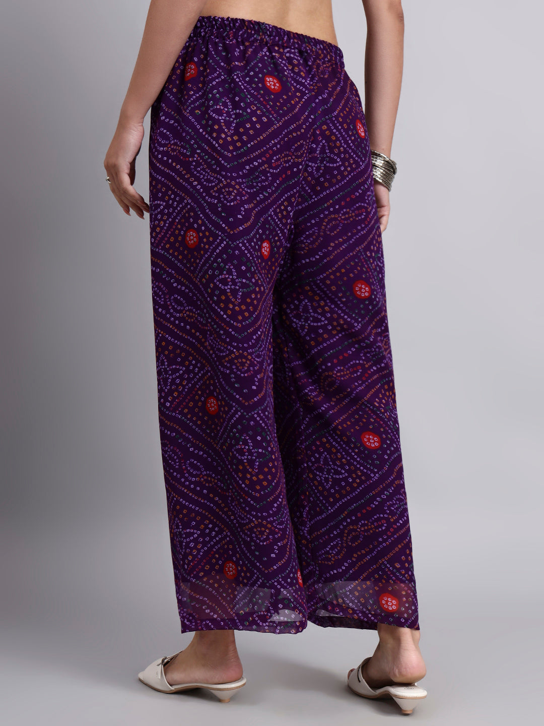 Women’s Bandhani Printed Palazzo Pants
