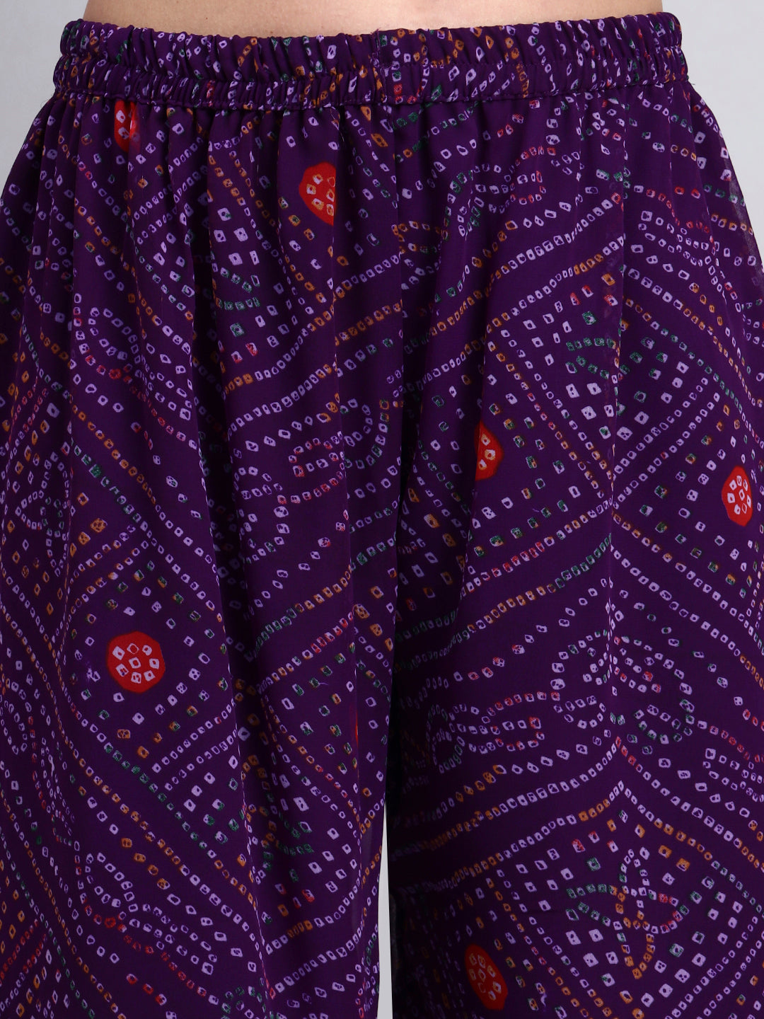 Women’s Bandhani Printed Palazzo Pants