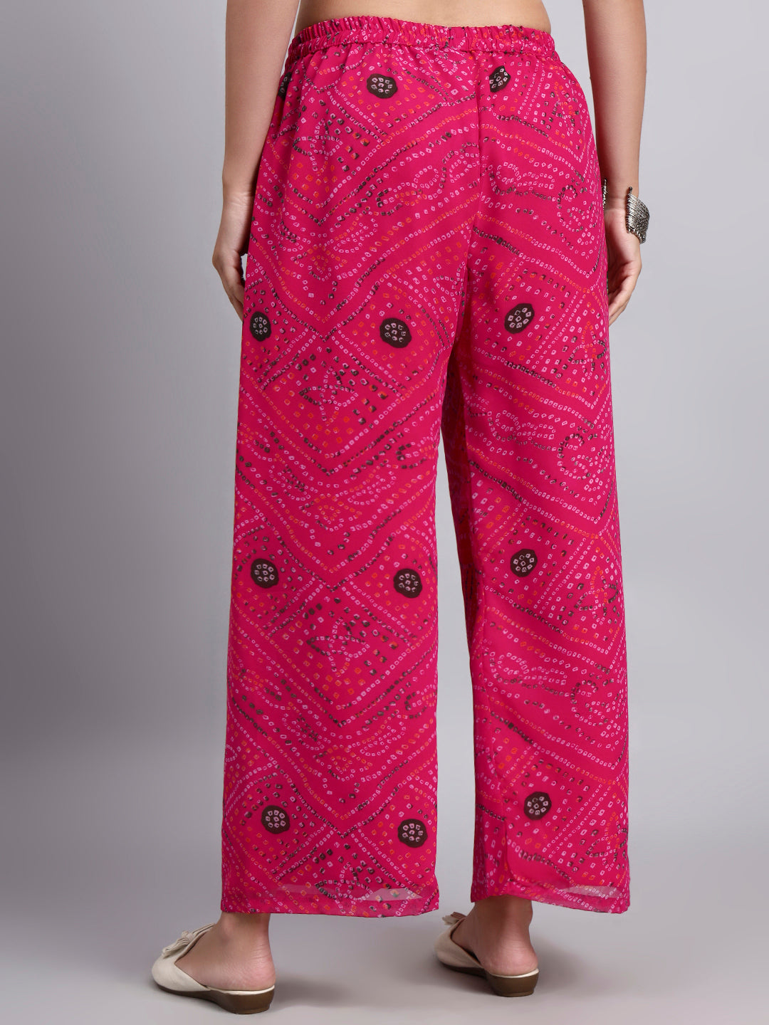 Women’s Bandhani Printed Palazzo Pants