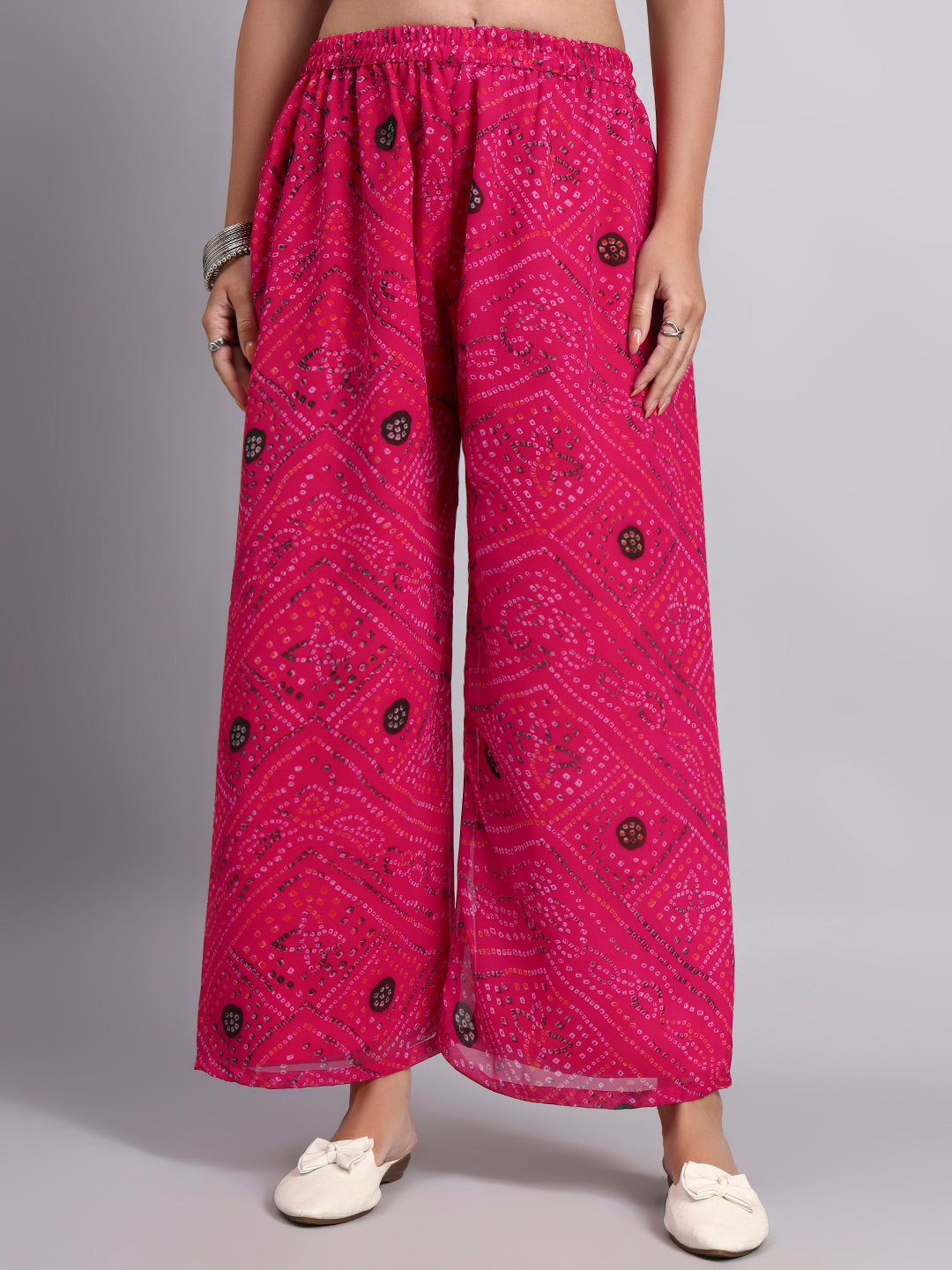 Women’s Bandhani Printed Palazzo Pants