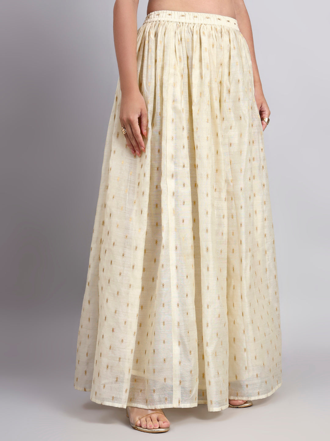 Ivory Gold Skirt