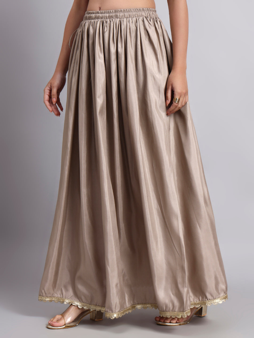 Biscuit Flared Skirt
