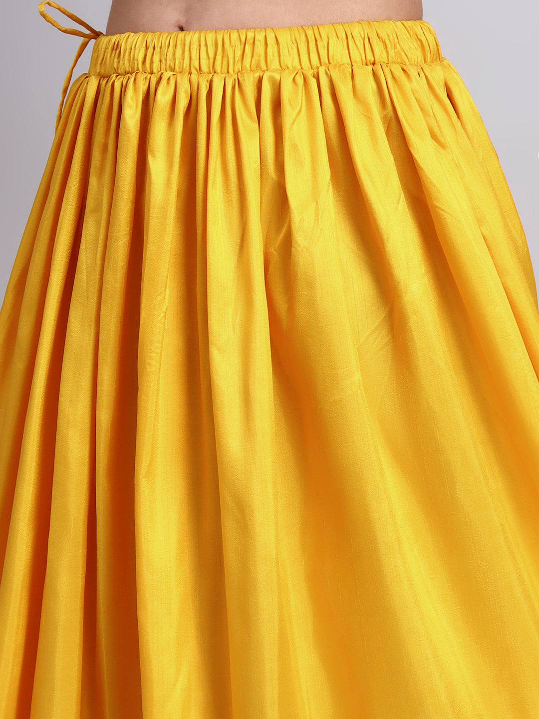 Yellow Flowy Maxi Skirt